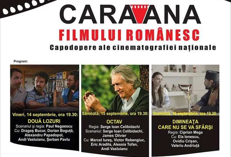 Caravana filmului românesc, la Călărași, în acest week-end