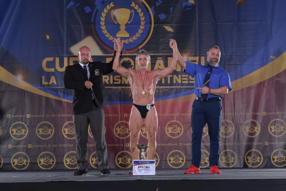 Veteranul culturismului călărășean, Adrian Șestacovschi, campion al României