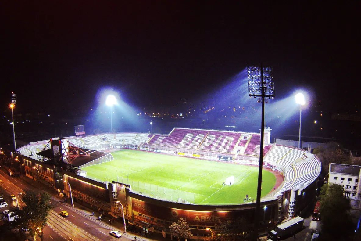Nocturna și tabela de marcaj din Giulești vor fi instalate pe stadionul din Călărași
