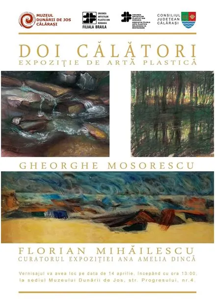 „Doi Călători” - Expoziție de Artă Plastică la Muzeul Dunării de Jos