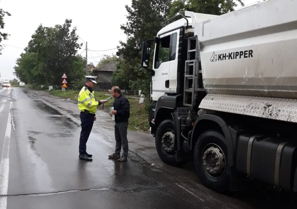 132 sancțiuni aplicate transportatorilor de mărfuri și persoane
