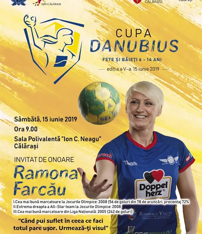 Călărașiul va găzdui Cupa Danubius la handbal pentru copii