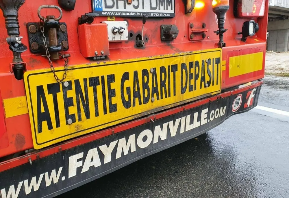 Atenție, șoferi! Transport agabaritic pe ruta Nădlac PTF (județul Arad) - DN2A Mihail Kogălniceanu (județul Constanța)