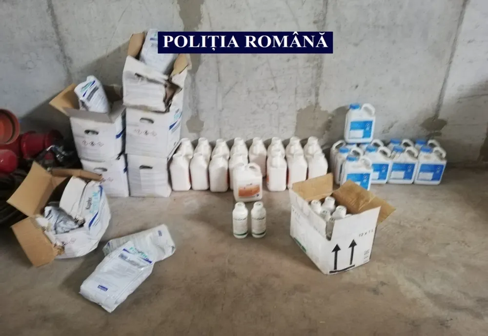 Substanțe chimice expirate descoperite la o firmă