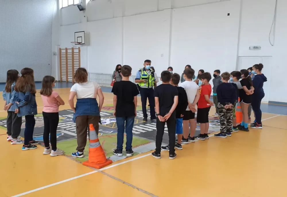  Lecție interactivă de educație rutieră la Liceul Teoretic Mihai Eminescu
