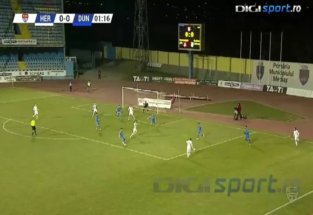 FC Hermannstadt, scor de tenis cu Dunărea Călărași VIDEO