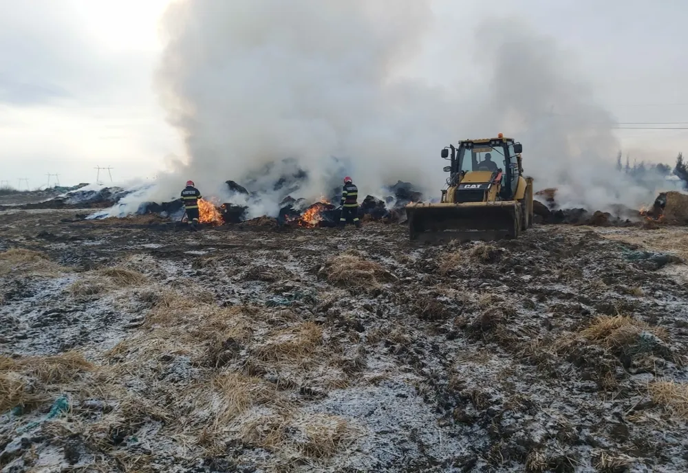 Incendiul de la Axintele a fost lichidat