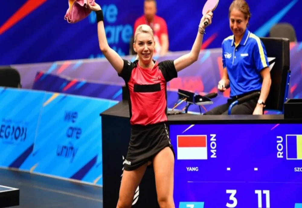 Bernadette Szocs, medalie de aur la Europenele de tenis de masă