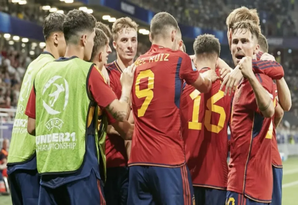 EURO U21: România a fost învinsă cu scorul de 0-3 de Spania