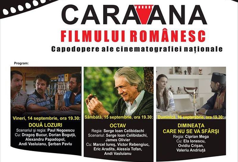 Caravana filmului românesc, la Călărași, în acest week-end