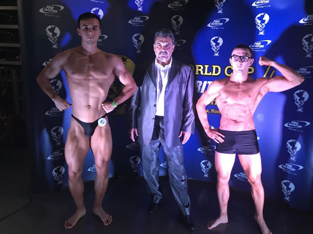 Culturiști călărășeni, campioni cu echipa României la Cupa Mondială IFBB Cluj