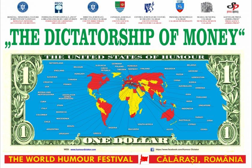 A fost vernisată expoziția „Dictatorii Râsului” ediţia 2018 – cu tema „Dictatura Banului”