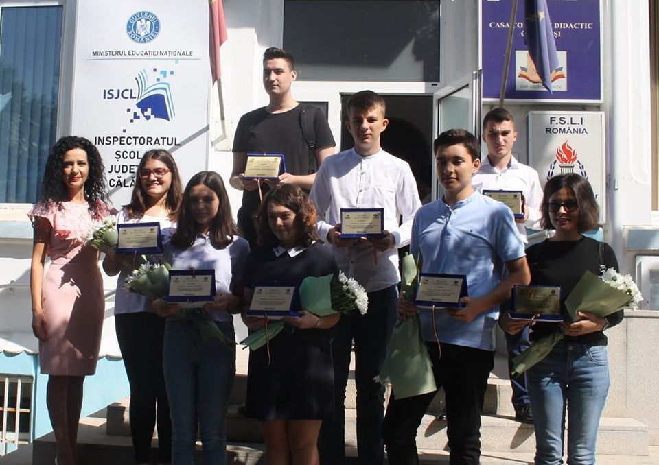 Elevii de 10 de la BAC și Evaluare au fost premiați de ISJ Călărași