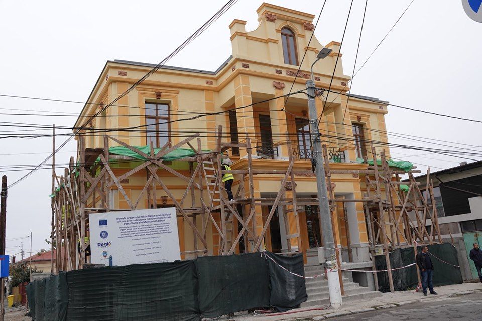 Poșta Veche din Călărași a renăscut din ruină cu ajutorul fondurilor europene
