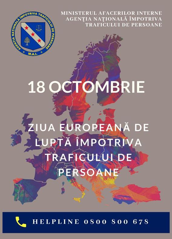 „Săptămâna prevenirii traficului de persoane”, campanie a Agenției Naționale Împotriva Traficului de Persoane
