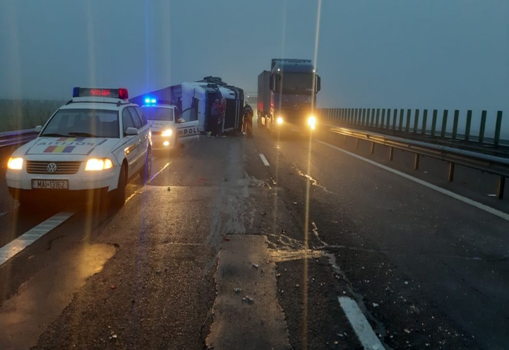 ATENȚIE! Trafic deviat pe Autostrada A2!