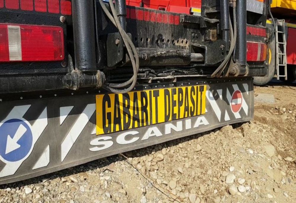 Circulație îngreunată pe mai multe artere de circulație din județele Ilfov și Călărași din cauza unui transport agabaritic