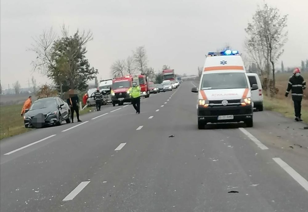 FOTO| Călărășeni răniți într-un accident teribil în Ialomița
