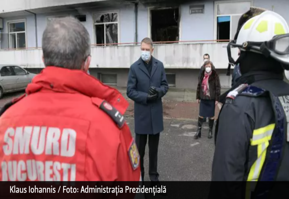 VIDEO Președintele Klaus Iohannis: E nevoie de o reformă profundă pentru ca tragedii ca cea de la "Matei Balș" să nu se mai repete