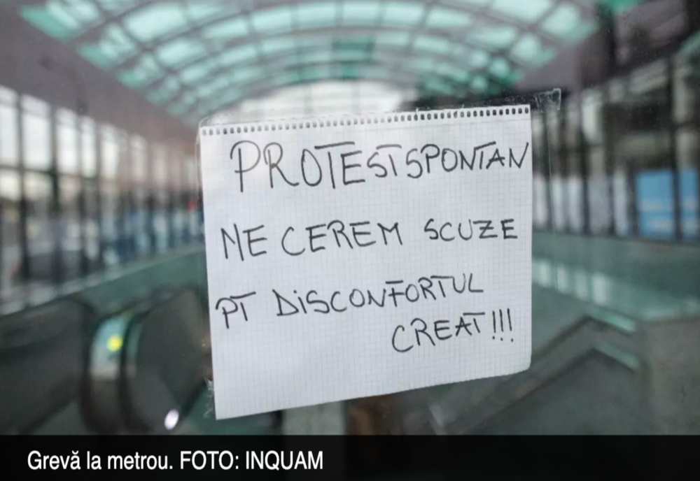 Sindicaliștii de la metrou suspendă greva. Metrorex își reia activitatea! Lider de sindicat: „Le transmit multă sănătate bucureștenilor”