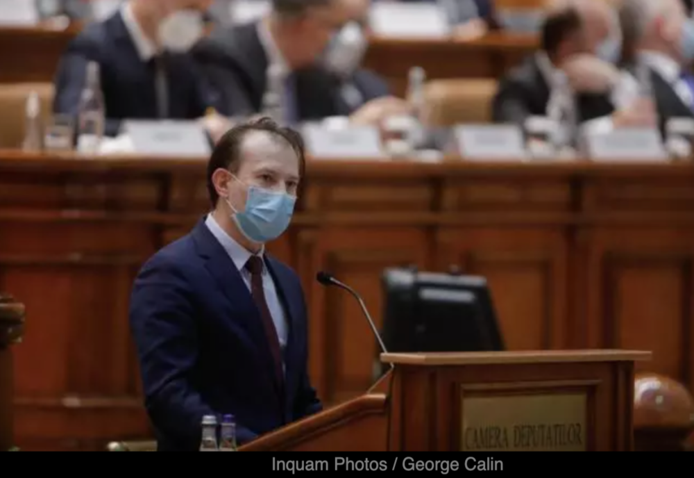 Premierul Cîțu în fața Parlamentului: ”Începem reforma în toate cotloanele statului român. Oprim 30 de ani de furt pesedist din buget, din bani publici”