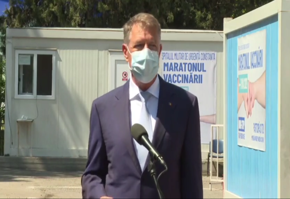 Președintele Iohannis, apel către populație: ”Ne aflăm în valul patru. Nu există niciun dubiu că vaccinarea este principala măsură de protecție”