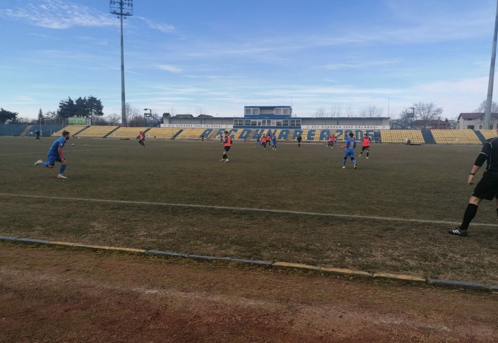 Dacia Unirea Brăila a învins cu 2-0 pe Dunărea Călărași, într-un meci amical