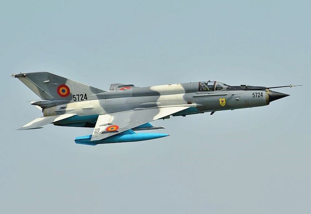 Avion militar prăbușit în județul Constanța