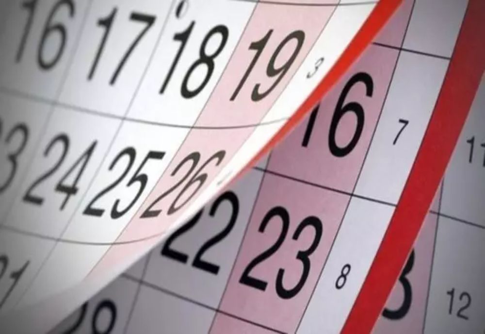 Câte zile libere legale vor fi în timpul săptămânii în 2026