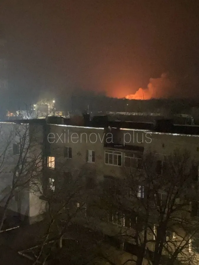 Incendiu puternic la un depozit de combustibil din Krasnodar după un atac cu dronă al Ucrainei