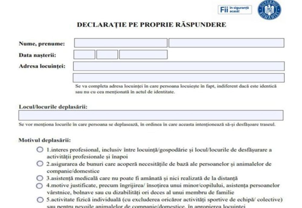 Cum să scăpați de amendă dacă ieșiți din casă. Declarația pe propria răspundere, pe telefon! Ghid de utilizare