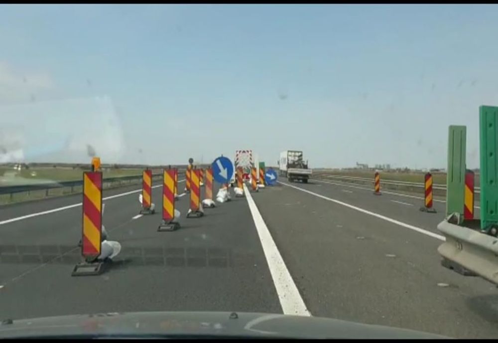 Atenție! Instituire restricții pentru lucrări de reparații pe A2, începând de azi!