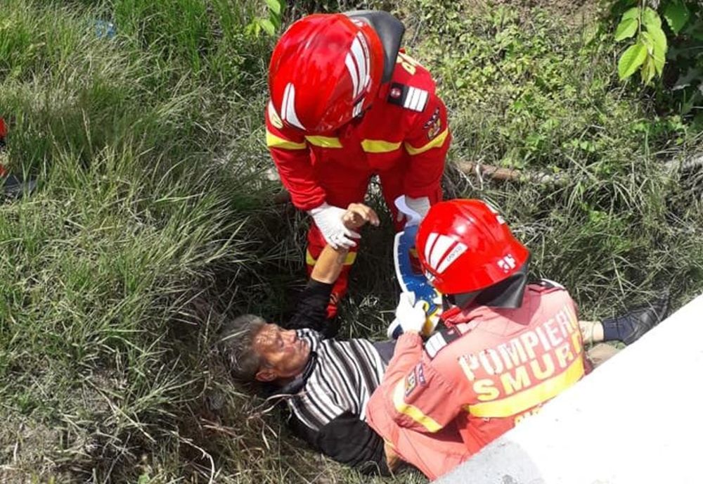 Căruțaș rănit în urma unui accident rutier la Căscioarele
