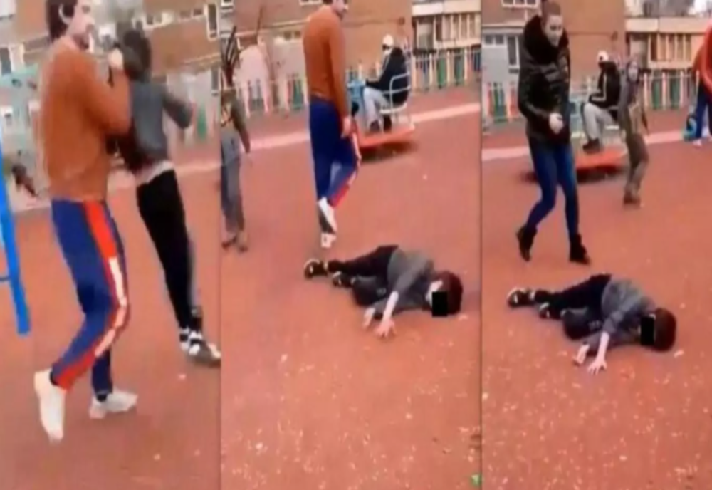 Violență extremă - Doi copii bătuți și dați cu capul de pământ, într-un parc din Hunedoara