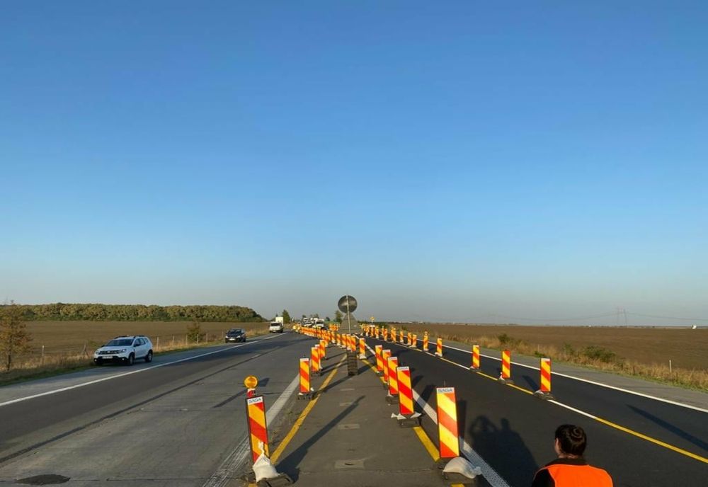 Lucrări pe Autostrada A2 București - Constanța până la sfârșitul lunii noiembrie