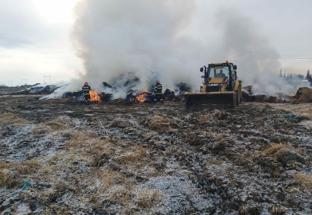 Incendiul de la Axintele a fost lichidat