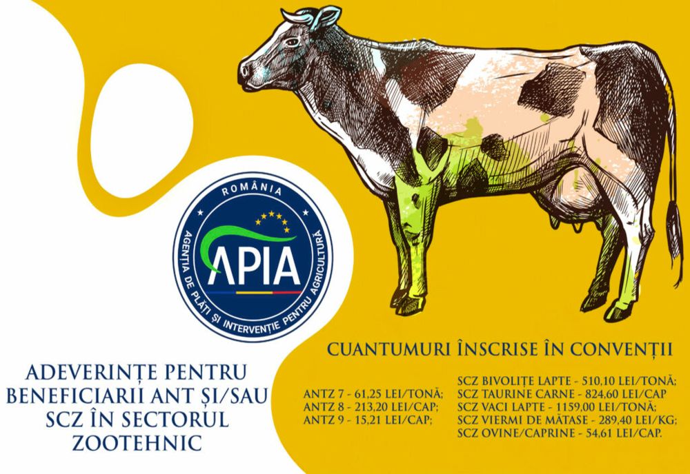 APIA eliberează adeverinţe pentru crescătorii de animale care doresc să acceseze credite bancare