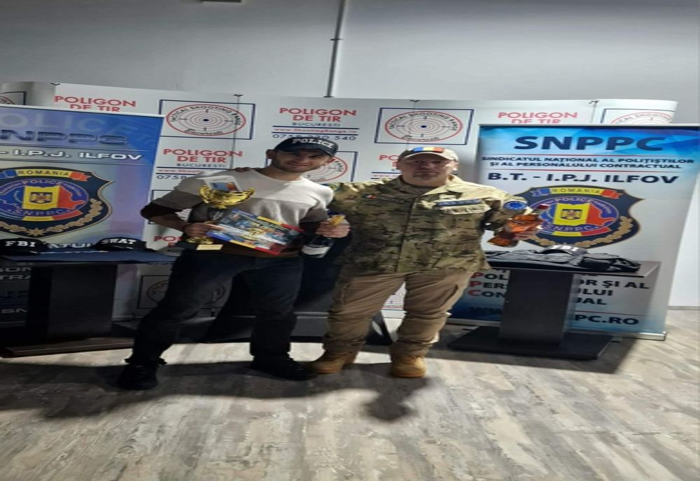 Polițist călărășean, locul I la tir sportiv