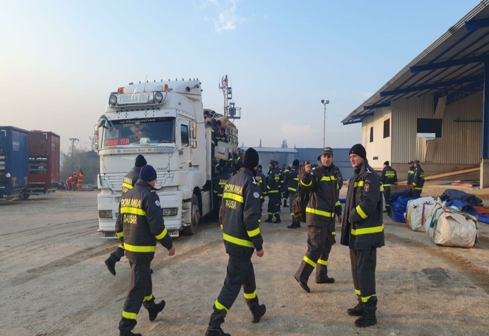 Salvatorii români au ajuns în provincia Hatay, într-o localitate apropiată orașului Antakia