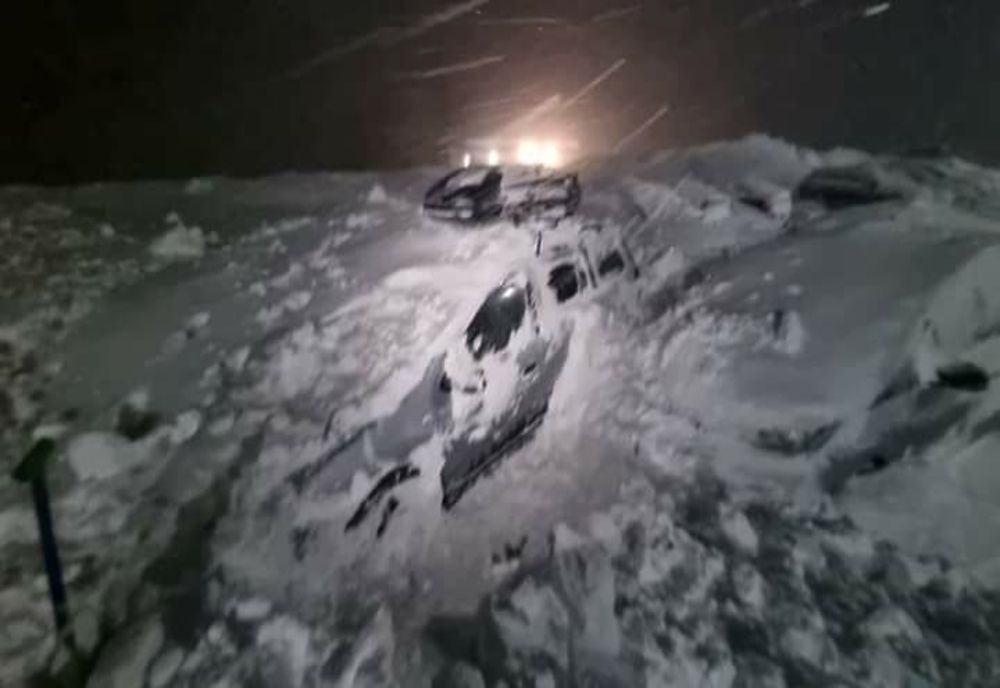 Atenție! Avalanșă noaptea trecută la o cabană din România