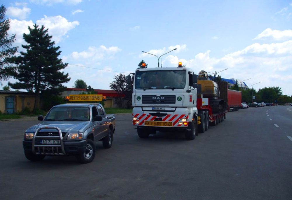 Transport agabaritic pe ruta Călărași -Port Constanța