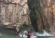 VIDEO Stâncă uriașă prăbușită peste turiști