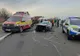 FOTO Impact violent între un autotren și un autoturism pe A2. Circulația este blocată