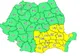  Cod galben de vijelii, ploi torențiale și grindină în 13 județe, inclusiv în București 