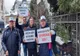 Angajaţii CE Oltenia, protest la sediul Înltei Curţi