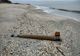 VIDEO Tub de rachetă, găsit pe plajă la Gura Portiței